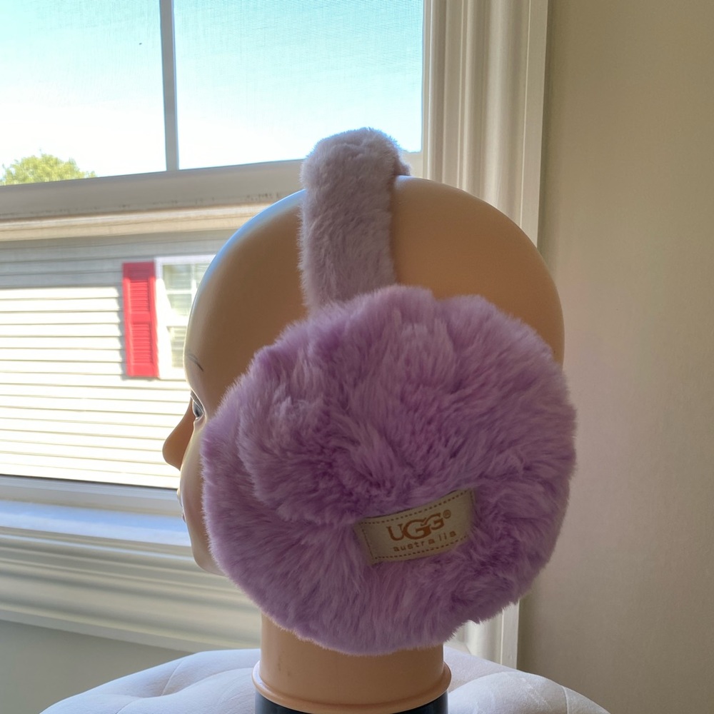 UGG Australia lavender  Faux Fur Ear Muffs